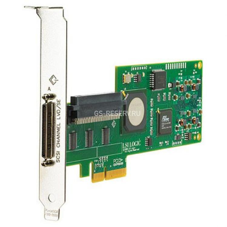 Контроллер SCSI Dell (LSI Logic) Int-1x68Pin Ext-VHDCI RAID0/1 UW320SCSI PCI-E4x(LSI20320IE)