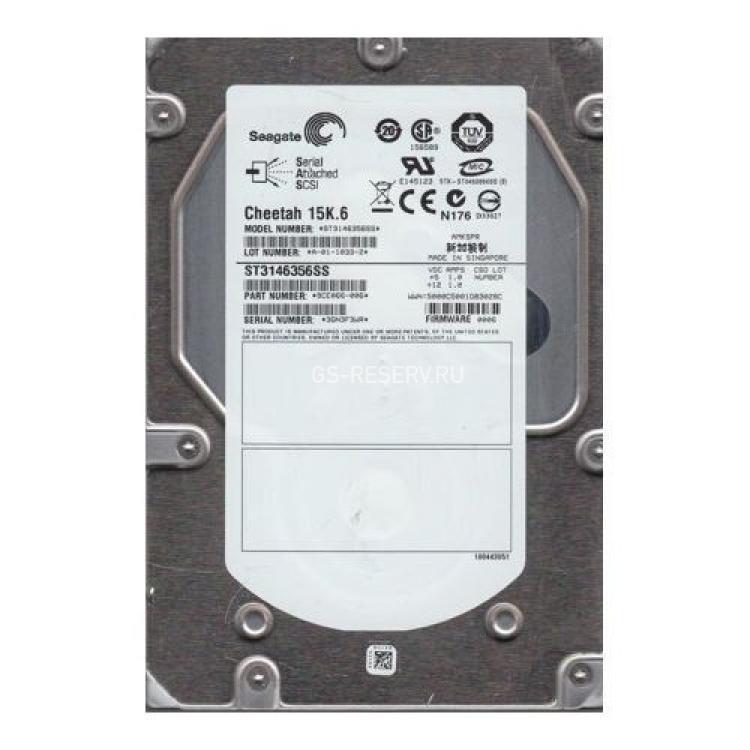 Жесткий Диск Seagate Cheetah 15K.6 146Gb (U300/15000/16Mb) Dual Port SAS 3,5"(9CE066)
