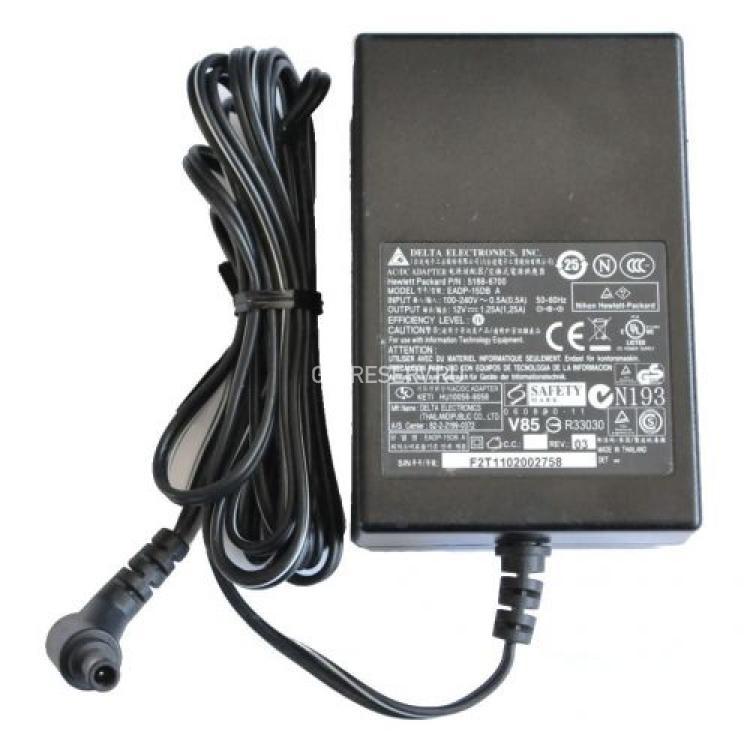 Блок Питания HP (Delta) Input 100-240V 50/60Hz 0.5A Output 12V 1.25A 15Wt Barrel 5.5/2.5mm For ProCurve 408 1700-8 1400-8G 1800-8G Officejet 9100 All-in-One(5188-6700)