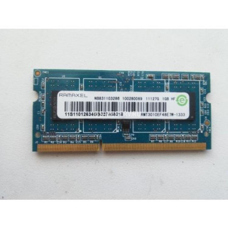 RAM SO-DIMM DDRIII-1333 IBM (Ramaxel) 1Gb 1Rx8 PC3-10600S(RMT3010EF48E7W-1333)