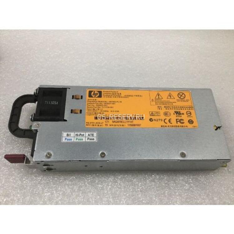 Резервный Блок Питания HP 750Wt (Lite On) Gold для серверов DL360G6 DL360G7 DL370G6 DL380G6 DL380G7 DL385G5p DL385G6 DL385G7 DL16xG6 DL16xG7 DL180G6 ML350G6 ML370G6 ML150G6 ML330G6 DL1000(506822-201)