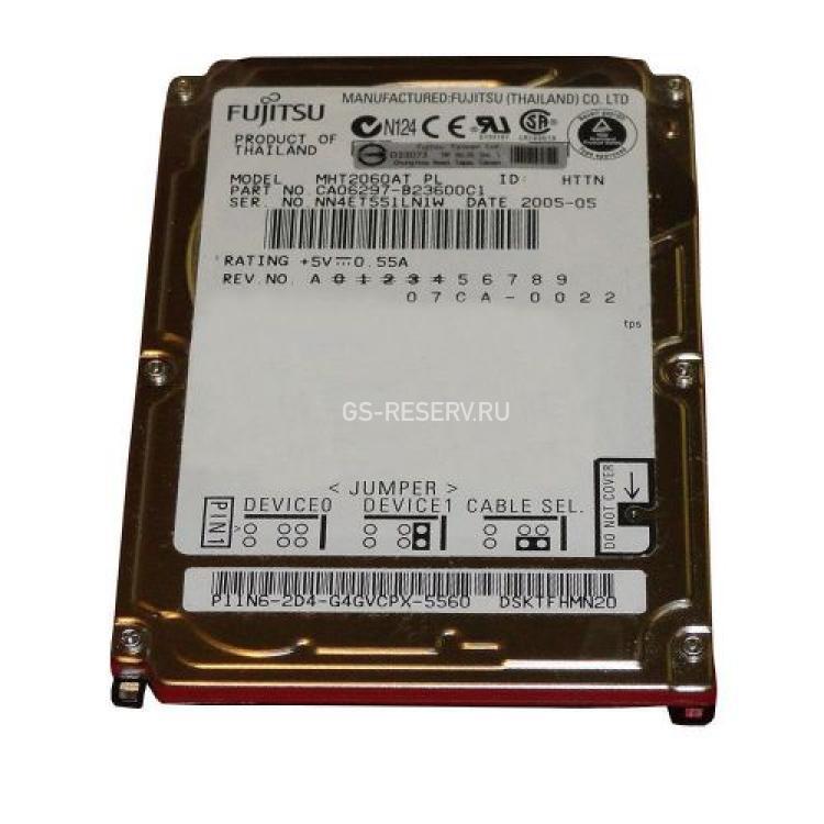 Жесткий Диск Fujitsu 60Gb (U100/4200/2Mb) IDE 2,5"(MHT2060AT)