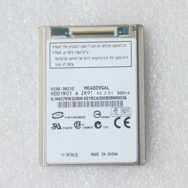 Жесткий Диск Toshiba 40Gb (U100/4200/8Mb) CE ZIF/LIF 1,8" For Apple iPod Video, Microsoft Zune and Notebooks(CP170578-01)