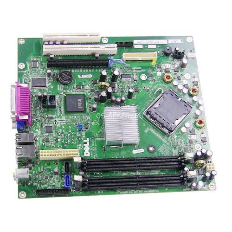 Материнская Плата Dell iQ965 S775 HT 4DualDDRII 2SATA PCI-E16x 2PCI SVGA LAN1000 ADI1983 ATX For Optiplex 745 755(MM599)