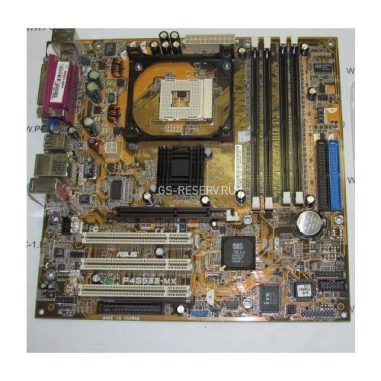 Материнская Плата ASUS SIS651 Socket 478 HT 2DDR&2SDR U133 AGP4x 3PCI SVGA AC97 LAN mATX(P4S533-MX)