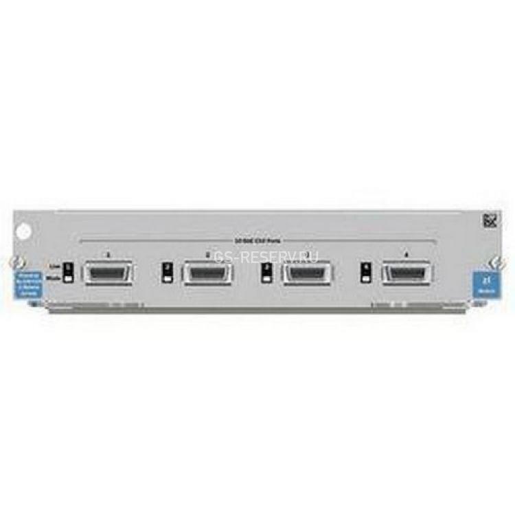 Модуль HP ProCurve Switch 4-Port 10GbE CX4 zl Module 4x10Gbit/s 4xSFF-8470 For 5400zl 5400R zl2 8200 zl(J8708-61001)