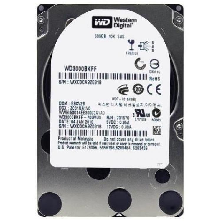 Жесткий Диск Western Digital S25 300Gb (U300/10000/16Mb) RAFF SAS 2,5"(WD3000BKFF)