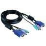 KVM Кабель D-Link DKVM-CB Video&2xPS/2 - Video&2xPS/2 180cm/1,8m(DKVM-CB)