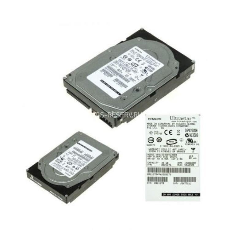 Жесткий Диск Hitachi Ultrastar 15K147 36,7Gb (U320/15000/16Mb) 68pin U320SCSI(HUS151436VL3600)