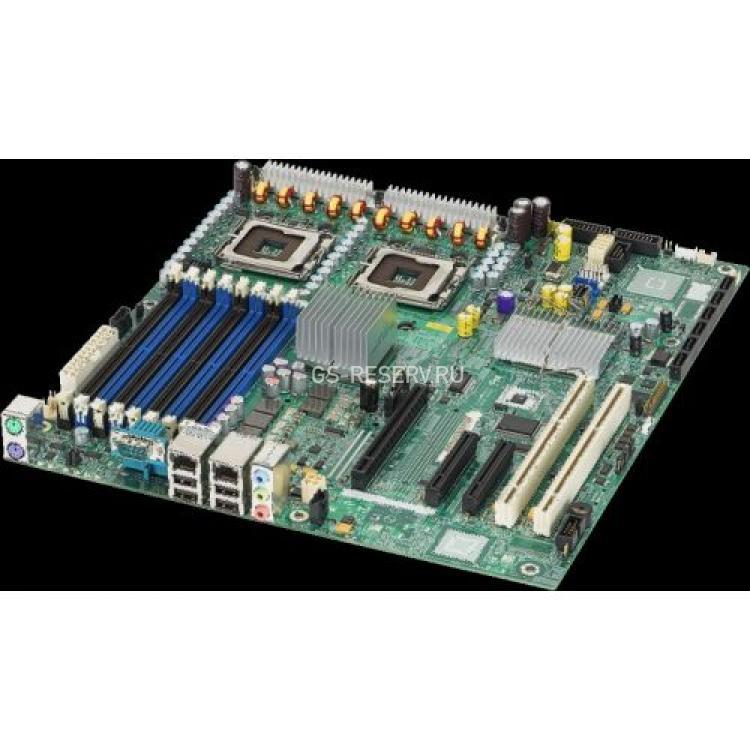 Материнская Плата Intel i5000X Dual Socket 771 8FBD 6SATAII U100 PCI-E16x 2PCI-E8x 2PCI-X SVGA AC97 2xGbLAN E-ATX 1333Mhz(886040)