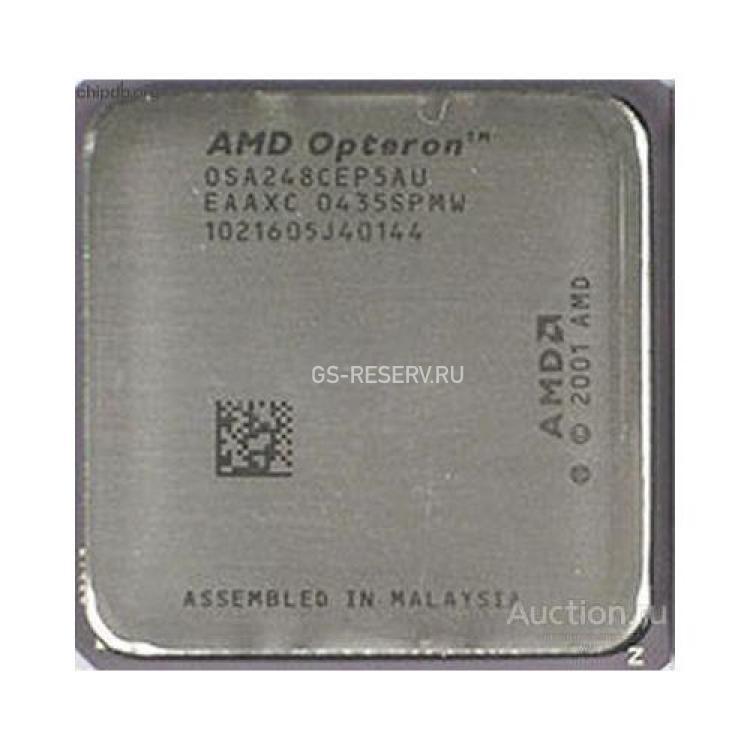 Процессор AMD Opteron 248 2200Mhz (1024/800/1,5v) Sledgehammer Socket 940(CAAXC)