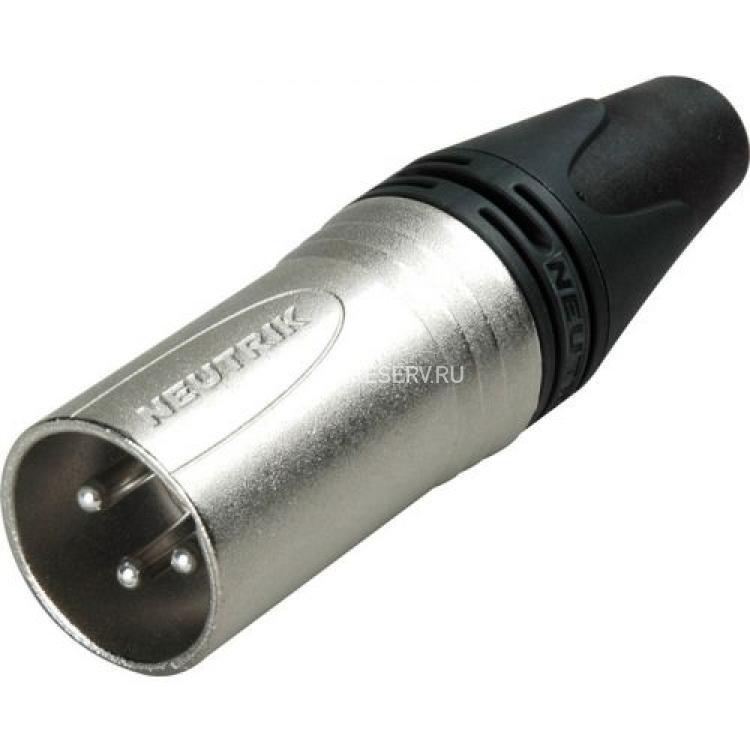 Кабельный Разъём Neutrik XLR 3-х контактный "Папа"(NC3MXX)