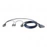 KVM Кабель Belkin F1D9401-06 Dual Port DB-25 To DB15+USB Male-Male 1,8m For OmniView(F1D9401-06)