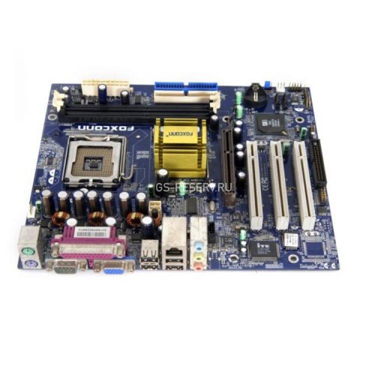 Материнская Плата Foxconn SIS661FX S775 HT 2DDR400 2SATA U133 AGP8x 3PCI SVGA LAN AC97-6ch mATX(661M08-FX-6LS)