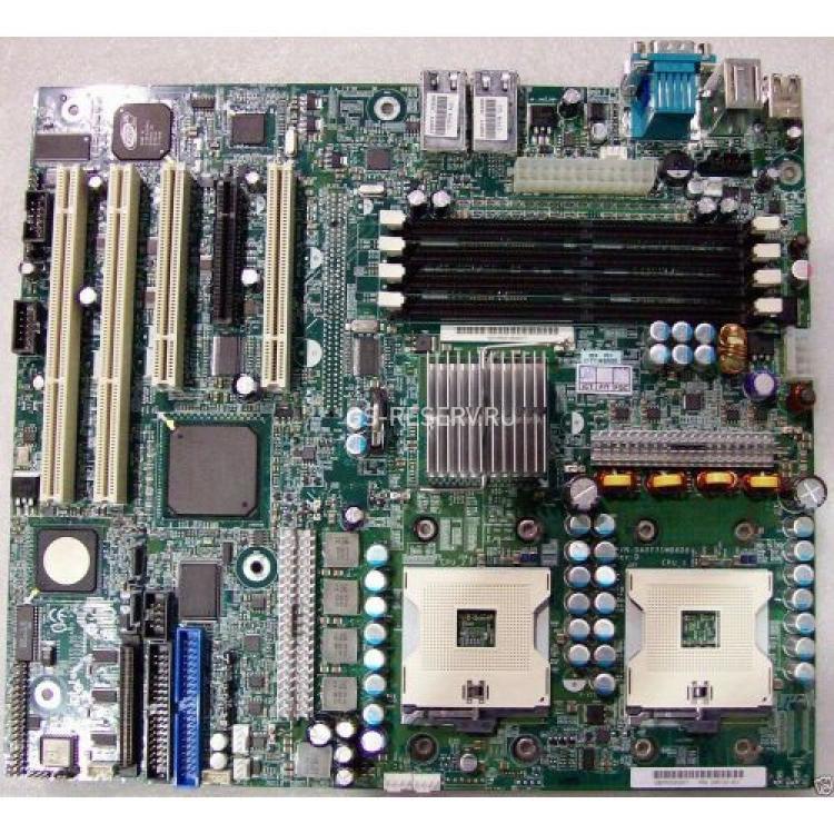 Материнская Плата Intel iE7320 Dual Socket 604 4DDRII 2SATA UW320SCSI U100 PCI-E8x 2PCI-X 2PCI 2xGbLAN SVGA ATX 800Mhz(C96123)