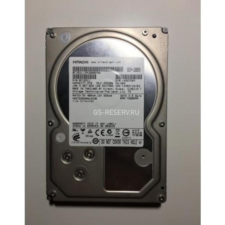 Жесткий Диск Hitachi Deskstar 7K2000 2Tb (U300/7200/32Mb) SATAII(HDS722020ALA330)