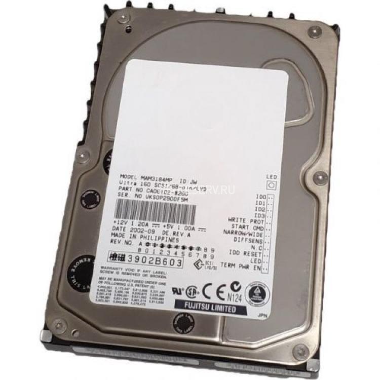 Жесткий Диск Fujitsu 18,4Gb (U160/15000/8Mb) 68pin U160SCSI(CA06102-B260)