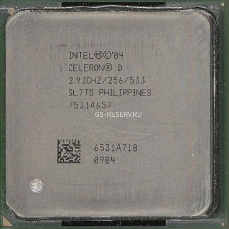 Процессор Intel Celeron 2933Mhz (256/533/1.325v) Socket478 Prescott(SL7TS)