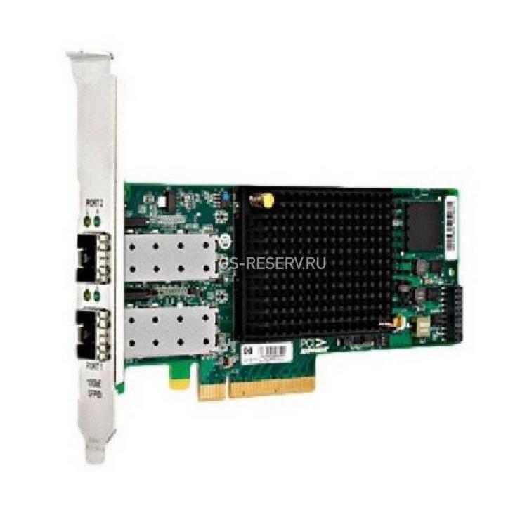 Сетевой Адаптер HP StorageWorks Dual Port Converged Network Adapter (Qlogic) QLE8242-HP 10Гбит/сек Dual Port 2xSFP+ HBA FC LP PCI-E8x 2.0(BS668A)