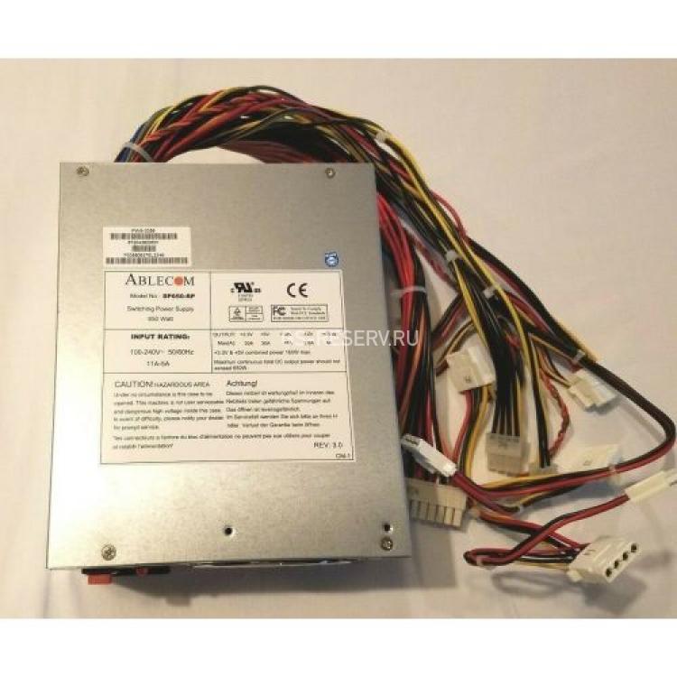 Блок Питания SuperMicro (Ablecom) 650Wt ATX Для Корпуса SC743TQ-650 SC742T-650 SC743S2-650 SC743i-650 SC743S1-650 SC743T-650 Платформы 7044H-82 7045B-T 7045B-T 7044H-T 7045B-3 7044H-82 7044H-T 7045B-3(SP650-RP)