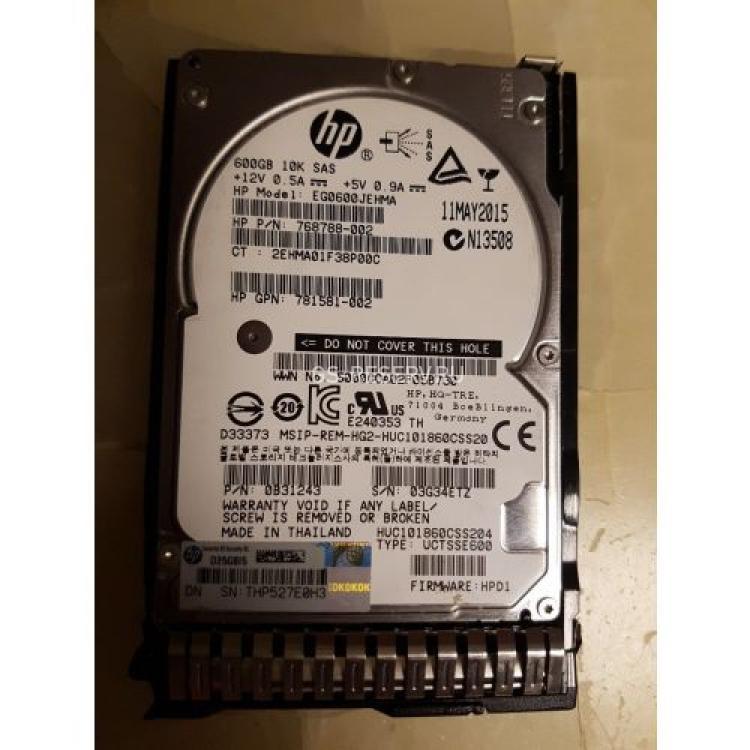 Жесткий Диск HP (HGST) Ultrastar C10K1800 HUC101860CSS204 600Gb (U1200/10520/128Mb) Secure Erase 512n 12G SAS 2,5" For Gen5 Gen6 Gen7 Gen8 Gen9 Gen10 MSA2052 MSA2050 MSA2042 MSA2040 MSA1050 MSA1040(781581-001)