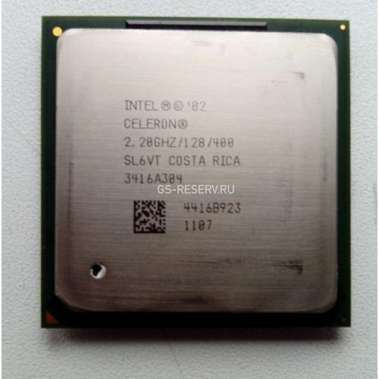 Процессор Intel Celeron 2200Mhz (128/400/1.525v) Socket478 Northwood(SL6RW)