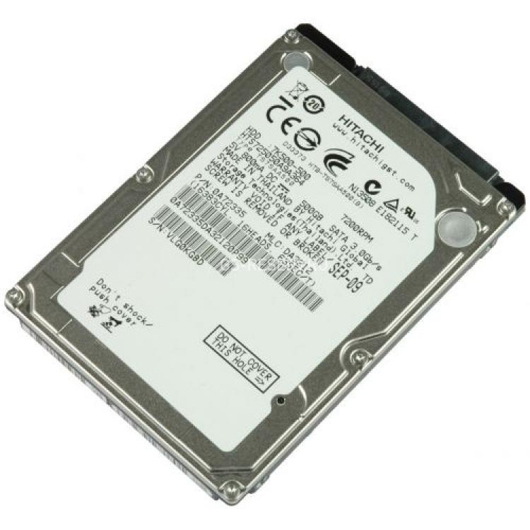 Жесткий Диск Hitachi Travelstar 7K500 500Gb (U300/7200/16Mb) SATAII 2,5"(45N7022)