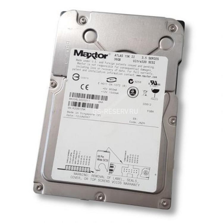 Жесткий Диск Maxtor Atlas 15K-II 36Gb (U320/15000/8Mb) 68pin U320SCSI(8K036L0)