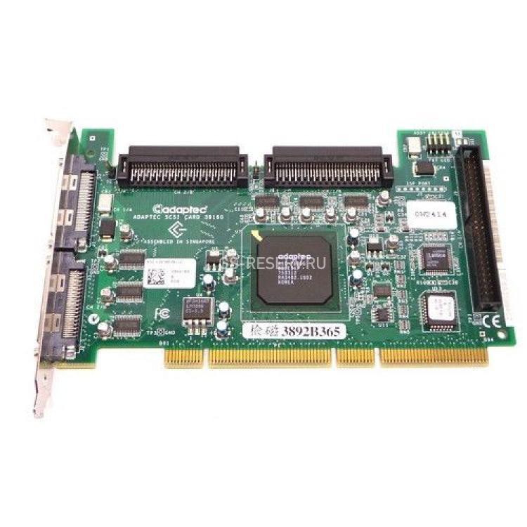 Контроллер SCSI Dell (Adaptec) AIC-7899 Int-2x68Pin/1x50Pin Ext-2xVHDCI UW160SCSI PCI/PCI-X(W2414)