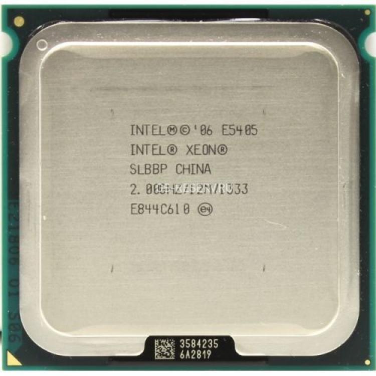 Процессор Intel Xeon 2000Mhz (1333/L2-2x6Mb) Quad Core 80Wt Socket LGA771 Harpertown(SLBBP)