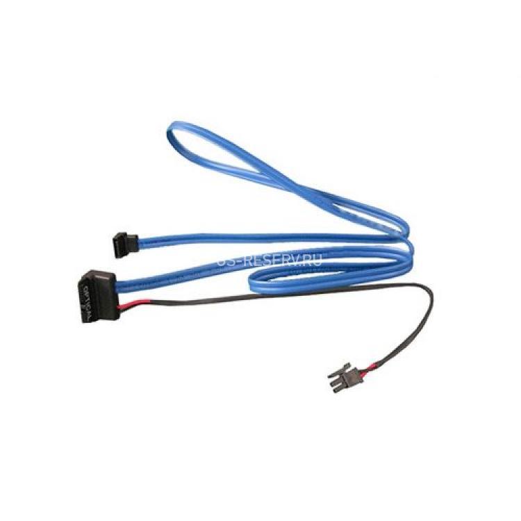 Кабель Dell SATA Data/Power Cable to SATA+Power From Mb to SATA 90cm/0,90m(XT618)