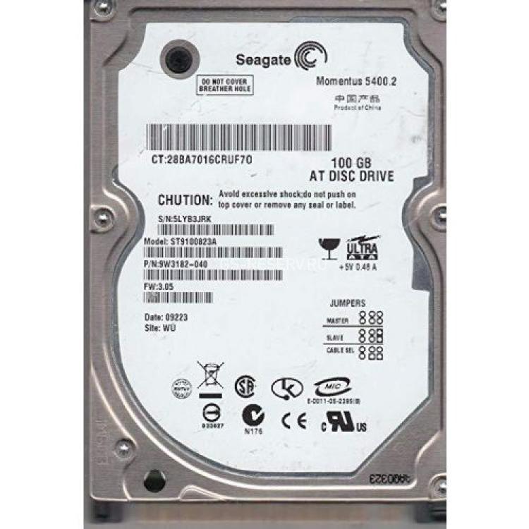 Жесткий Диск Seagate Momentus 5400.2 100Gb (U100/5400/8Mb) IDE 2,5"(ST9100823A)