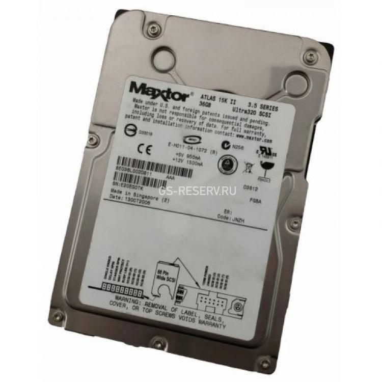 Жесткий Диск Maxtor Atlas 15K-II 36Gb (U320/15000/8Mb) 68pin U320SCSI(8E036L0)
