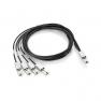 Кабель SAS HP 1xSFF-8088 (miniSAS) To 4xSFF-8088 (miniSAS) 200cm/2m For Connecting BladeSystem Interconnects Business Class Libraries Tape Autoloaders Tape Rack-mount Kits(AN975A)