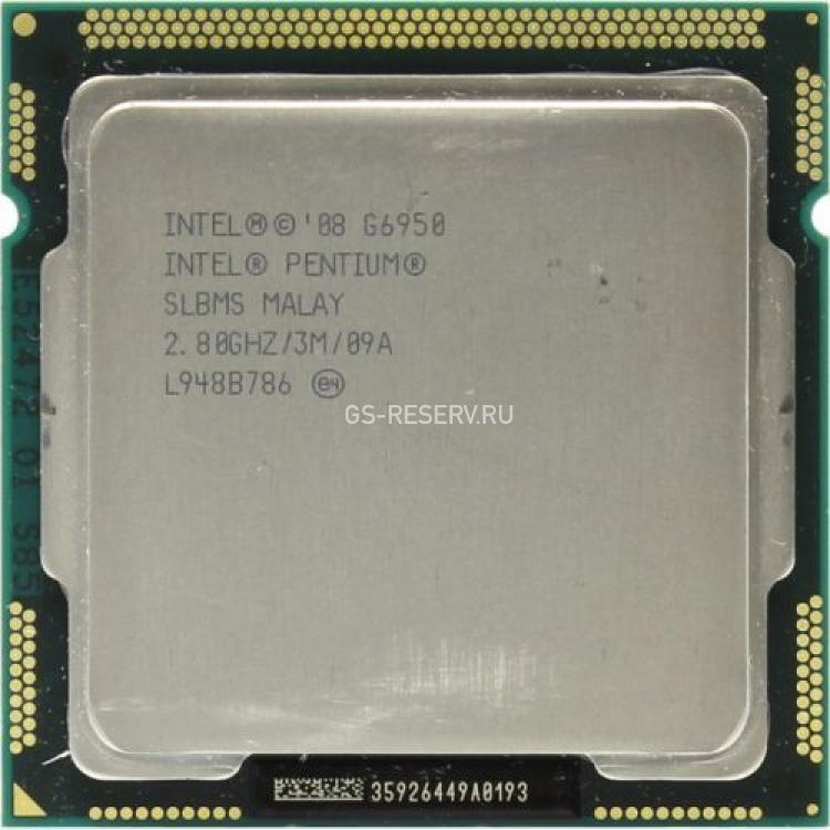 Процессор Intel Pentium 2800Mhz (2500/L3-3Mb) 2x Core Socket LGA1156 Clarkdale(G6950)
