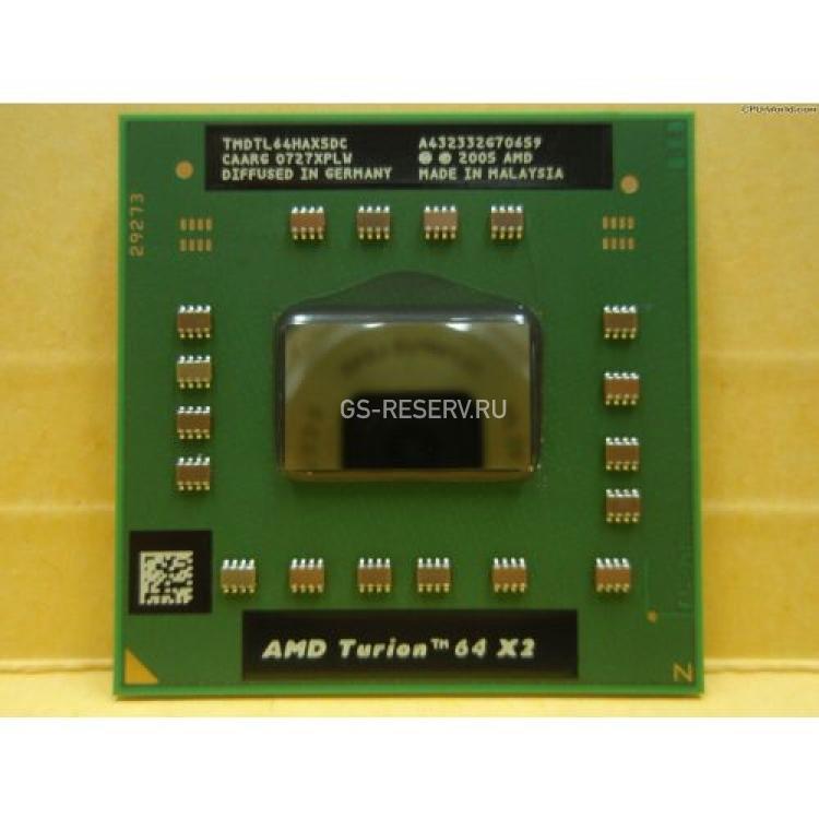 Процессор AMD Turion 64 X2 Mobile TL-64 2200Mhz (2x512/800/1,1v) 35W 2x Core Socket 1(638) Tyler(TMDTL64HAX5DC)