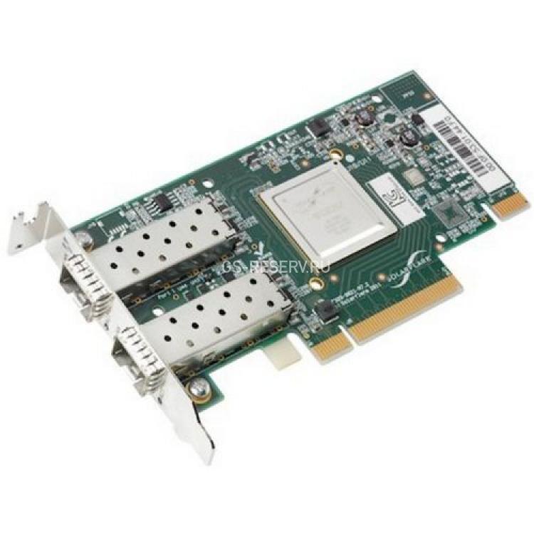 Сетевой Адаптер Solarflare Dual Port 10GbE SFP+ Enterprise Server Adapter 2x10Гбит/сек Fibre Channel HBA LP PCI-E8x(47C9954)