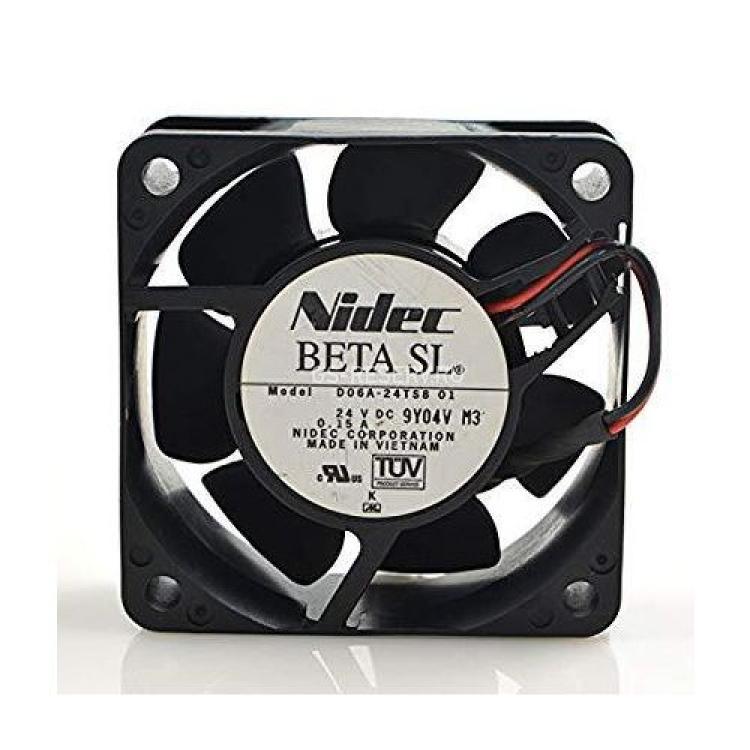 Вентилятор Nidec Beta SL 01 0723V 0.15A 24v 3750 об/мин 17.3CFM 27dB 60x60x25mm(D06A-24TS8)