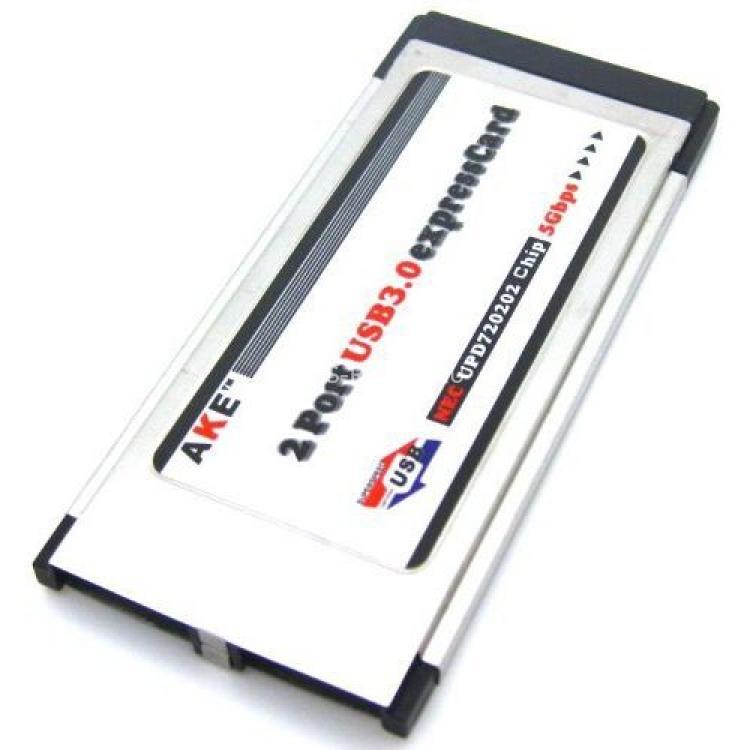 ExpressCard Nec 5Gbps 2Port USB3.0(UPD720202)