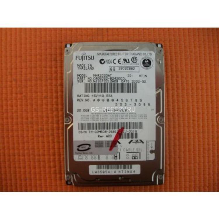 Жесткий Диск Fujitsu 20Gb (U100/4200/2Mb) IDE 2,5"(MHR2020AT)