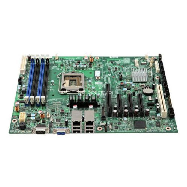 Материнская Плата Intel c202 S1155 4DualDDRIII 2SATAIII 4SATAII PCI-E16x 3PCI-E8x PCI 2LAN1000 SVGA ATX(DBS1200BTLR)