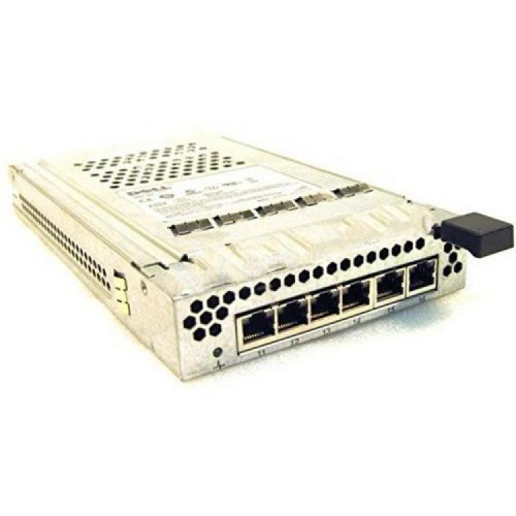Модуль Dell PowerConnect Gigabit Ethernet Switch 1Gbit/s 1000Base-T 6xRJ45 10x1000Base-X Internal For PowerEdge 1855 1955(T6470)
