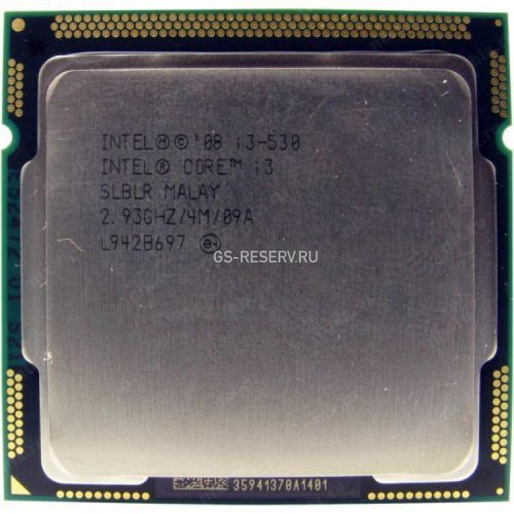 Процессор Intel Core i3 2933Mhz (2500/L3-4Mb) 2x Core Socket LGA1156 Clarkdale(i3-530)