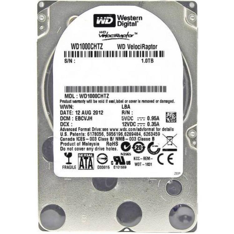 Жесткий Диск Western Digital VelociRaptor 1Tb (U600/10000/64Mb) RAFF 6G SATAIII 2,5"(WD1000CHTZ-04JCPV1)