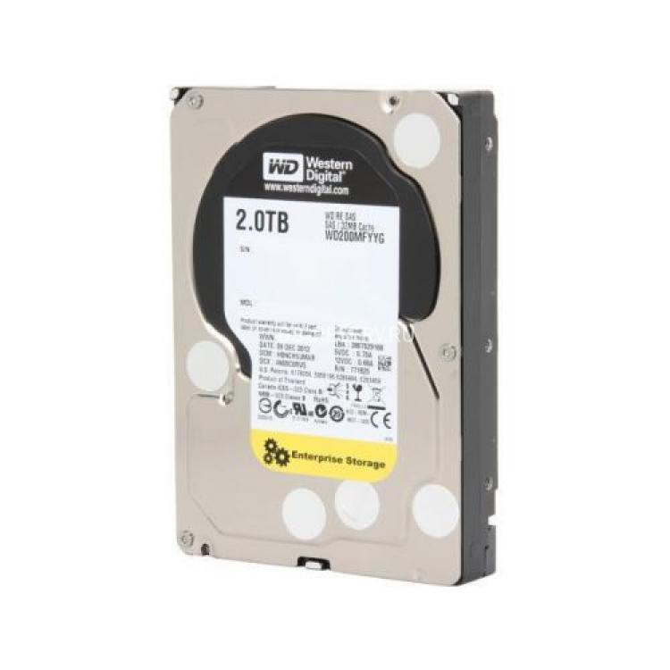 Жесткий Диск Western Digital RE 2Tb (U600/7200/32Mb) RAFF TLER 6G SAS 3,5"(WD200MFYYG)