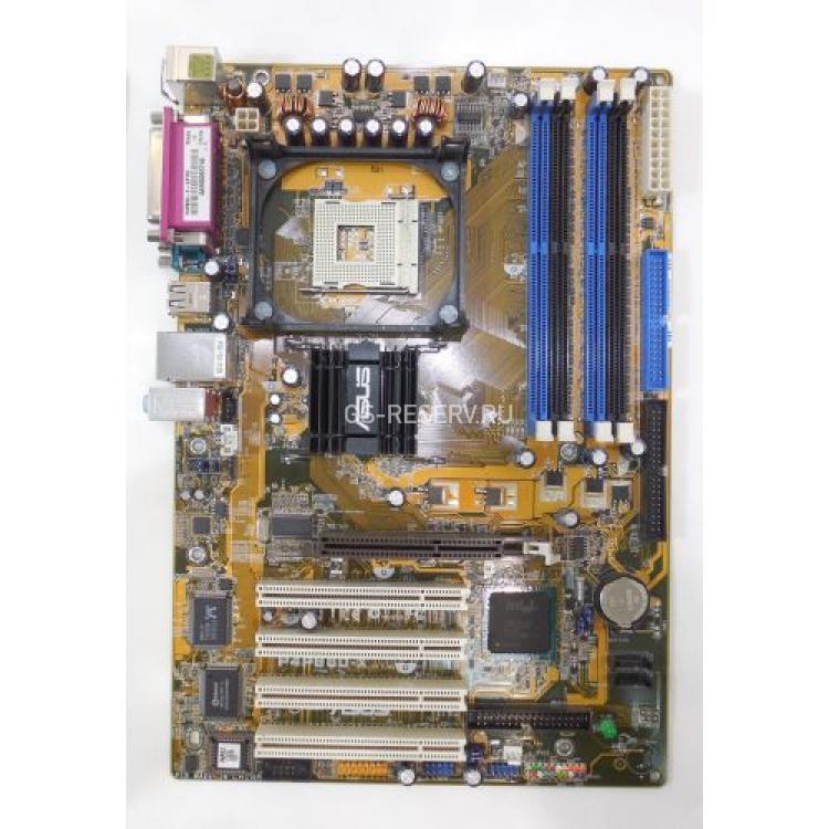 Материнская Плата ASUS i865PE Socket 478 HT 4DualDDR400 2SATA U100 AGP8x 4PCI ADI-6ch LAN ATX(P4P800-X/L)