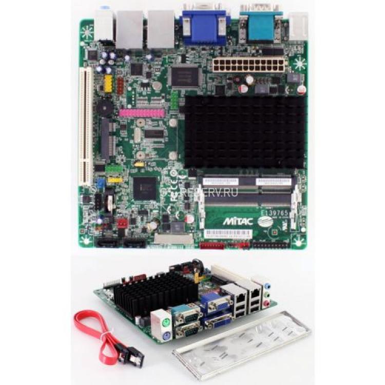 Материнская Плата Intel CPU Intel Atom D2500 NM10 2SO-DIMM DDR3 2SATAII PCI 2LAN1000 AC97-6ch mini-ITX(D2500CC)