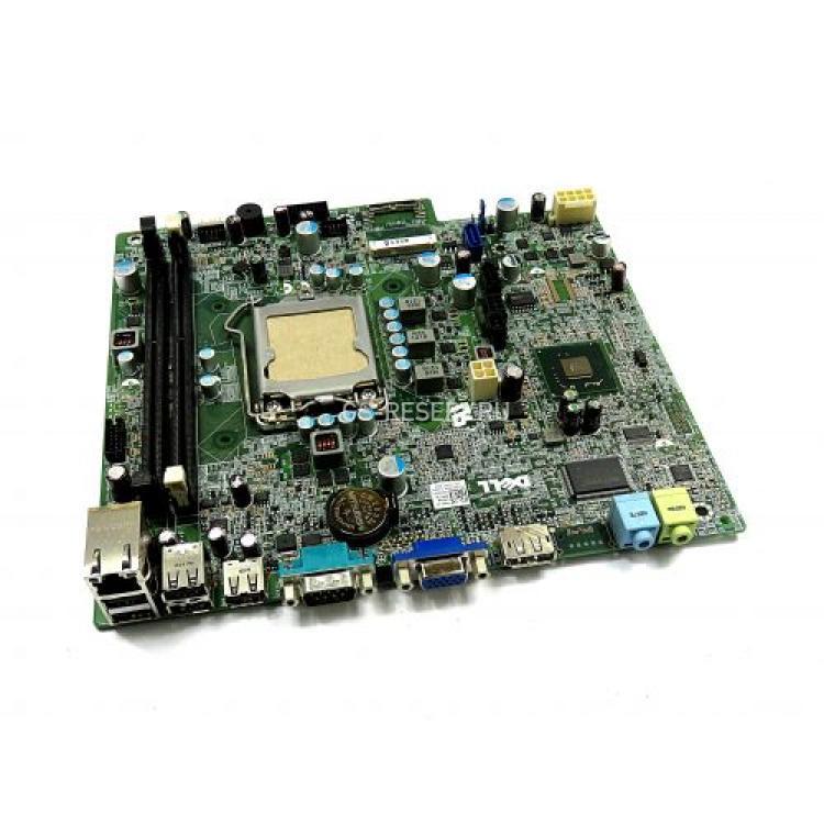 Материнская Плата Dell iQ65 S1155 HT 2DualDDRIII 2SATAII Video LAN1000 AC97-6ch mATX 5000Mhz For Dell Optiplex GX790 USFF(NKW6Y)