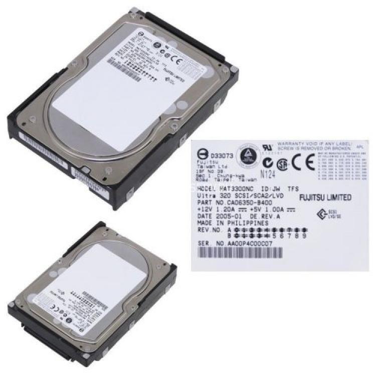 Жесткий Диск Fujitsu 300Gb (U320/10000/8Mb) 80pin U320SCSI(CA06350-B400)