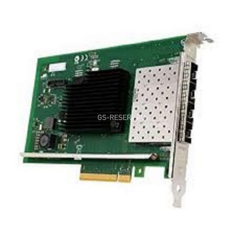 Сетевая Карта Intel 10Gigabit Ethernet Converged Network Adapter 4x10Гбит/сек Quad Port 4xRJ45 iSCSI FCoE NFS VMDq LP PCI-E8x 3.0(943052)
